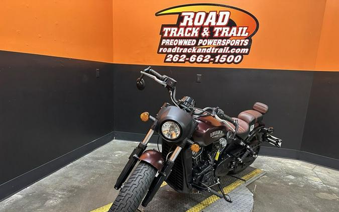 2022 Indian Scout Bobber ABS Maroon Metallic Smoke