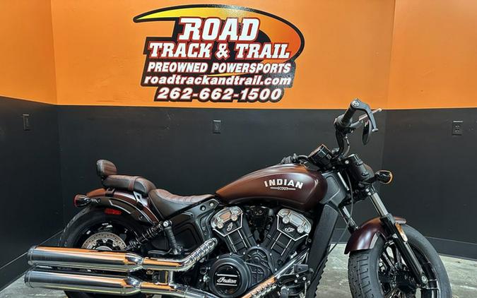 2022 Indian Scout Bobber ABS Maroon Metallic Smoke
