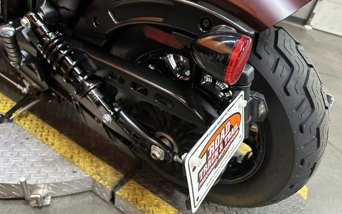 2022 Indian Scout Bobber ABS Maroon Metallic Smoke