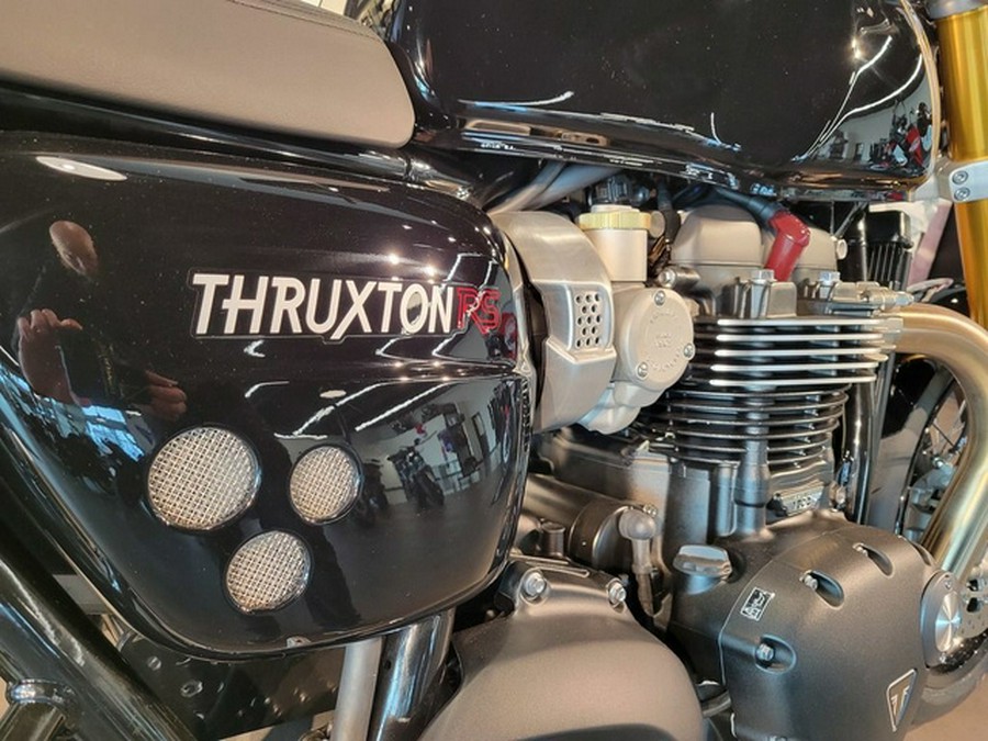 2024 Triumph Thruxton RS Jet Black / Silver Ice RS