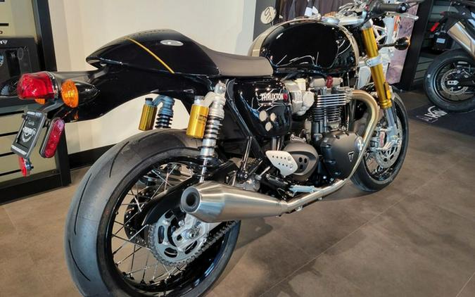 2024 Triumph Thruxton RS Jet Black / Silver Ice RS