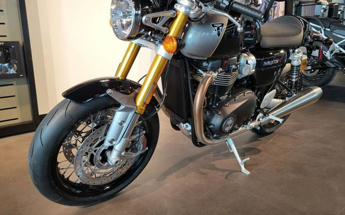 2024 Triumph Thruxton RS Jet Black / Silver Ice RS