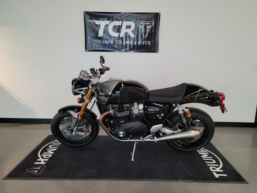 2024 Triumph Thruxton RS Jet Black / Silver Ice RS