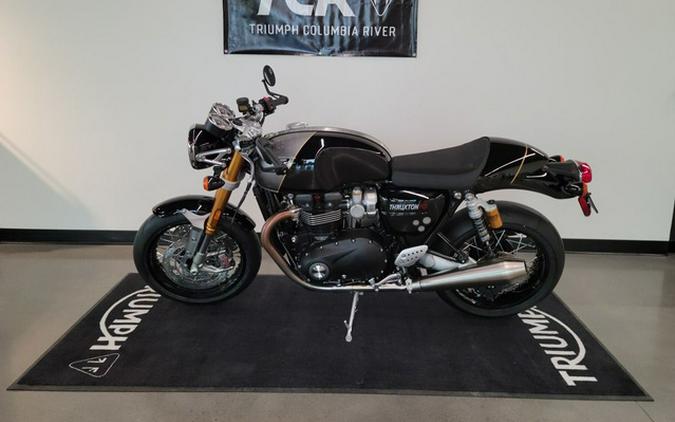 2024 Triumph Thruxton RS Jet Black / Silver Ice RS