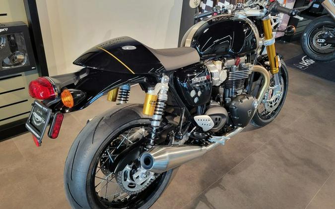 2024 Triumph Thruxton RS Jet Black / Silver Ice RS