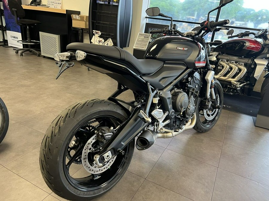 2023 Triumph Trident 660 Sapphire Black