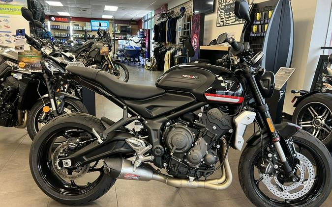 2023 Triumph Trident 660 Sapphire Black