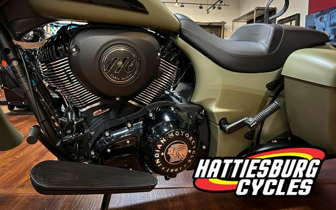 2025 Indian Springfield Dark Horse Moss Green Smoke