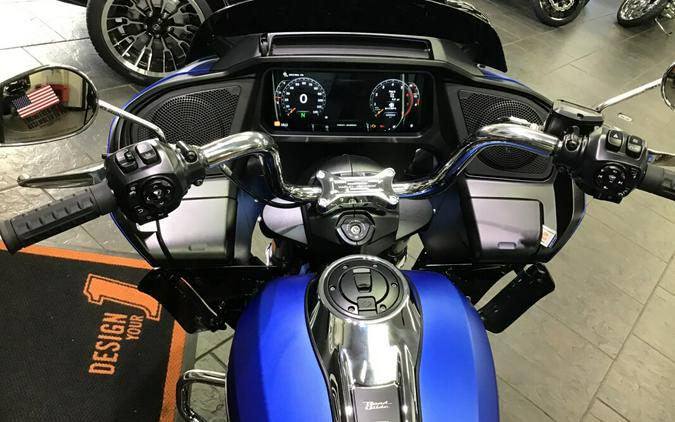 2026 Harley-Davidson® Road Glide® Aurora Blue Denim Chrome Trim