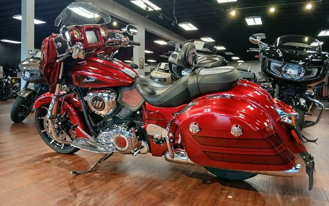 2017 Indian Chieftain Elite Fireglow Red Candy W/ Marble Accents