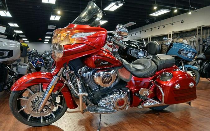 2017 Indian Chieftain Elite Fireglow Red Candy W/ Marble Accents