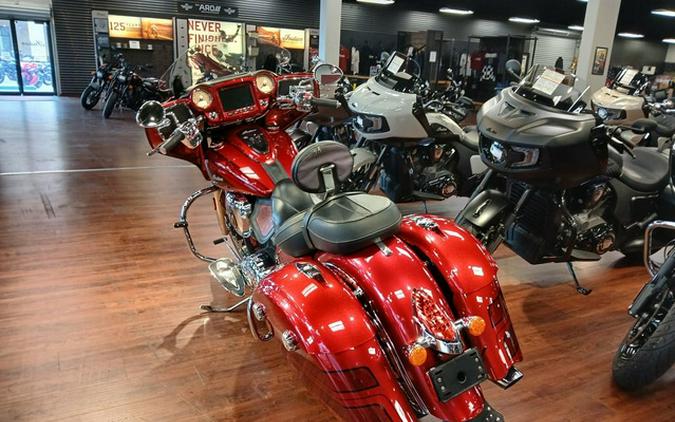2017 Indian Chieftain Elite Fireglow Red Candy W/ Marble Accents