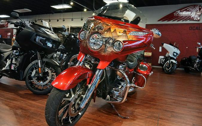 2017 Indian Chieftain Elite Fireglow Red Candy W/ Marble Accents