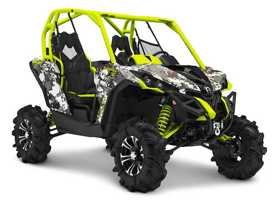 2015 Can-Am® Maverick™ X® mr DPS® 1000R Digital Camo & Manta Green