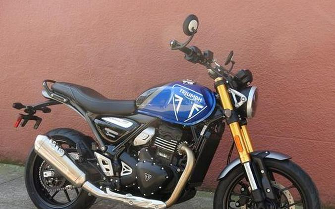 2024 Triumph Speed 400 Caspian Blue / Storm Grey