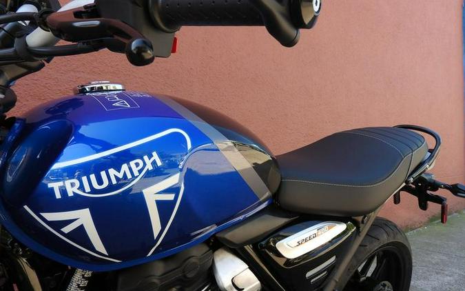 2024 Triumph Speed 400 Caspian Blue / Storm Grey