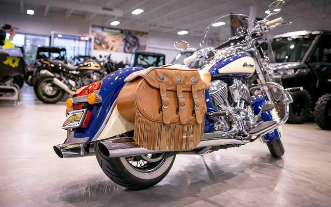 2017 Indian Motorcycle® Chief® Vintage Springfield Blue Over Ivory Cream