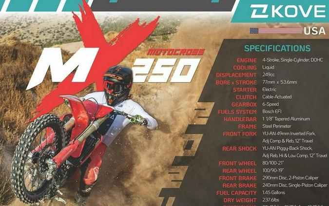 2024 MX250 - KOVE USA