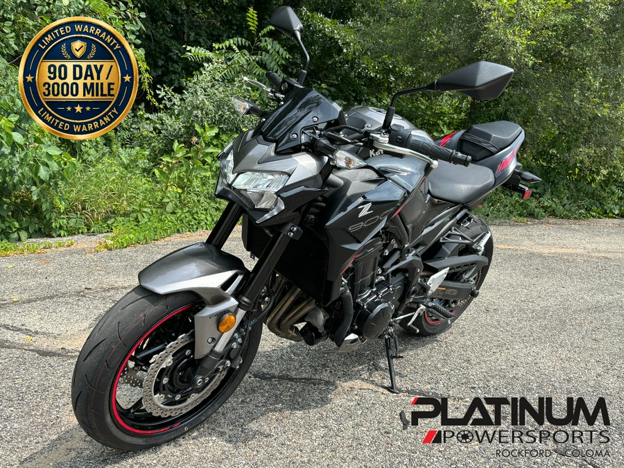 2023 Kawasaki Z900 ABS Metallic Phantom Silver/metallic Carbon Gray - UA63572