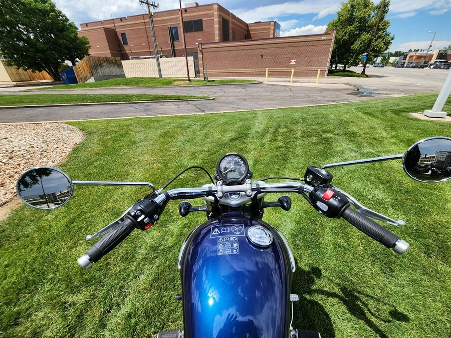 2025 Triumph Bonneville Speedmaster Pacific Blue / Silver Ice