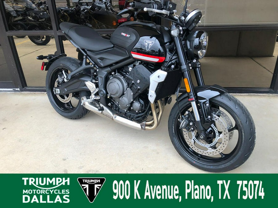 2025 Triumph Trident 660 Jet Black
