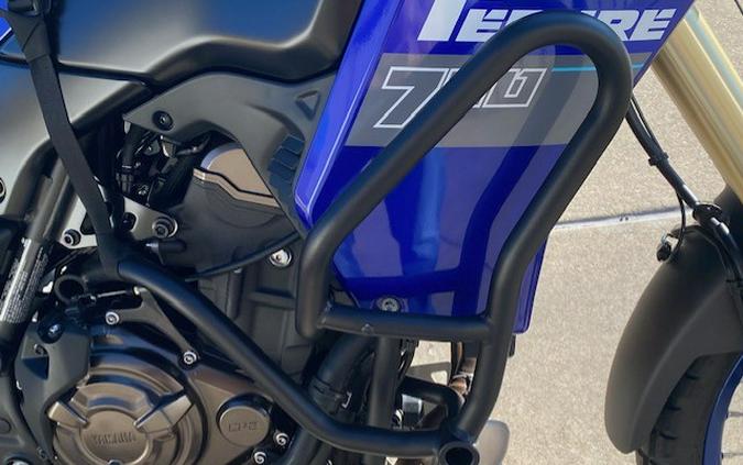 2024 Yamaha TENERE 700 BLUE WITH ENGINE GUARDS, DELKEVIC EHAUST, GEL SEAT, PIRELLIE SCORPION RALLY STR TIRES, SA