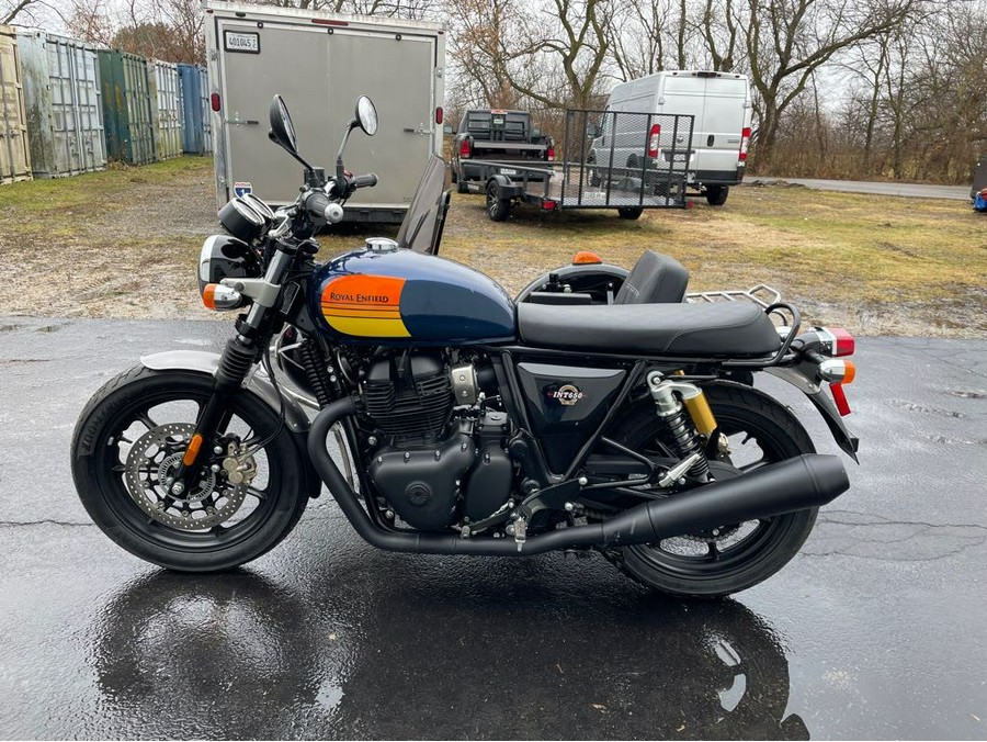 2024 Royal Enfield INT650 BARCELONA BLUE