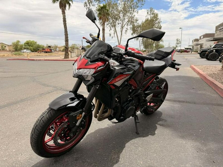 2024 Kawasaki Z900 ABS Candy Persimmon Red/Ebony