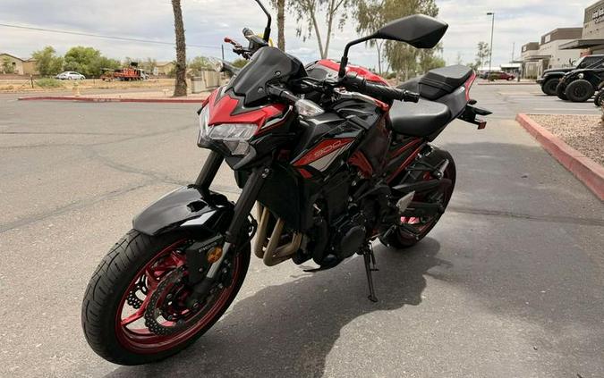 2024 Kawasaki Z900 ABS Candy Persimmon Red/Ebony
