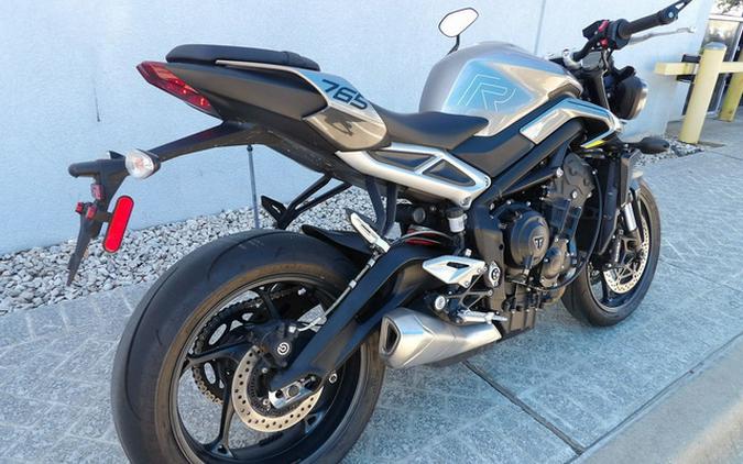 2024 Triumph Street Triple 765 R Silver Ice