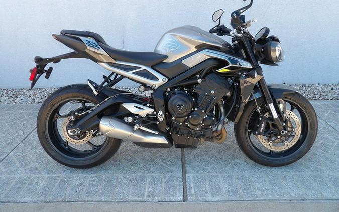 2024 Triumph Street Triple 765 R Silver Ice