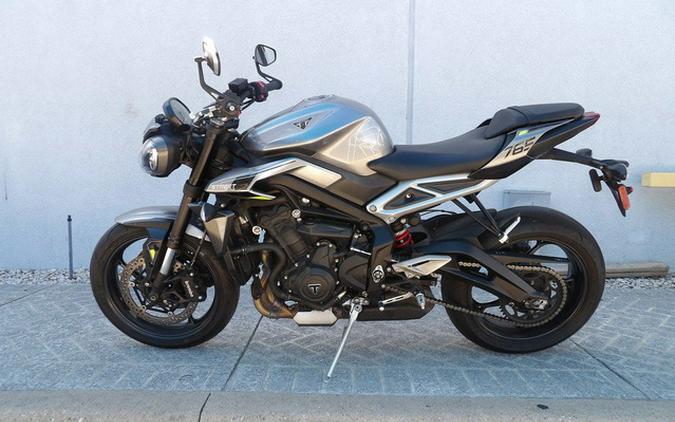2024 Triumph Street Triple 765 R Silver Ice