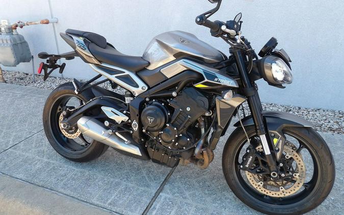 2024 Triumph Street Triple 765 R Silver Ice