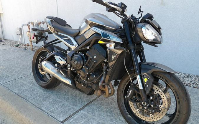 2024 Triumph Street Triple 765 R Silver Ice