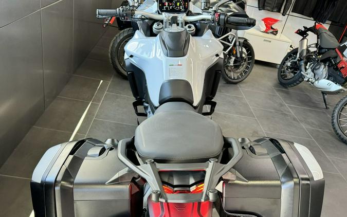 2023 Ducati Multistrada V4S Iceberg White - Spoked Wheels