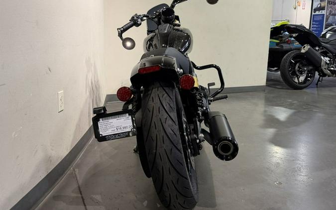 2026 Indian 101 Scout Black Crystal With Super Graphite