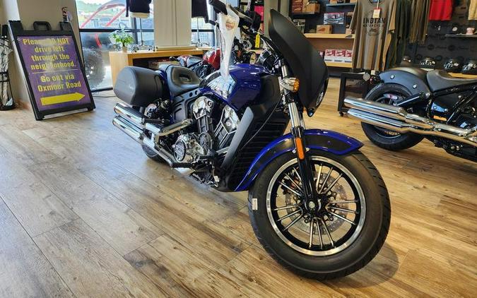 2023 Indian Motorcycle® Scout® ABS Spirit Blue Metallic/Black Metallic