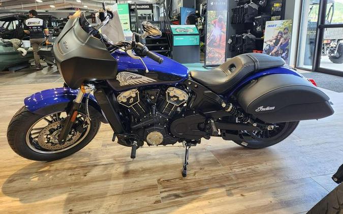 2023 Indian Motorcycle® Scout® ABS Spirit Blue Metallic/Black Metallic