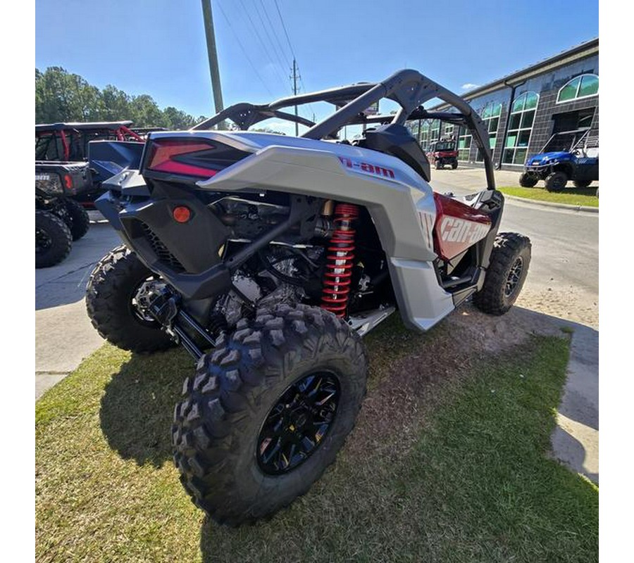 2025 Can-Am® Maverick X3 DS Turbo RR Fiery Red & Hyper Silver