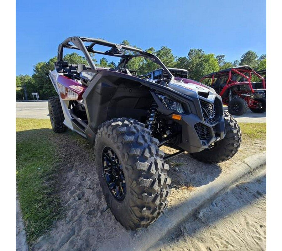 2025 Can-Am® Maverick X3 DS Turbo RR Fiery Red & Hyper Silver