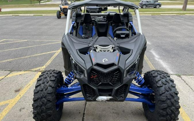 2022 Can-Am® Maverick X3 X rs Turbo RR With Smart-Shox Intense Blue / Carbon Black / Cha