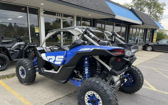 2022 Can-Am® Maverick X3 X rs Turbo RR With Smart-Shox Intense Blue / Carbon Black / Cha