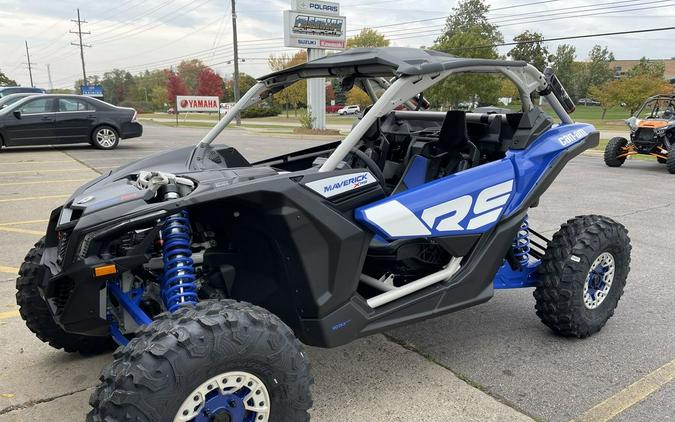 2022 Can-Am® Maverick X3 X rs Turbo RR With Smart-Shox Intense Blue / Carbon Black / Cha