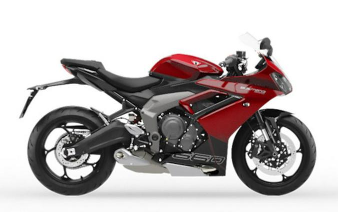 2025 Triumph Daytona 660 Carnival Red/Sapphire Black 660