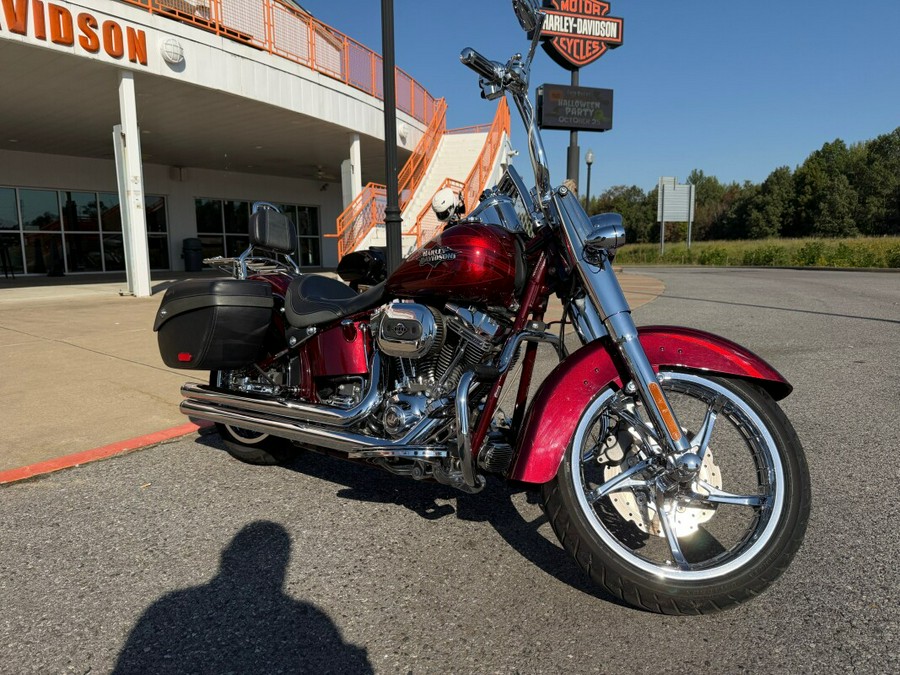 2012 Harley-Davidson® CVO™ Softail® Conv Crimson Red Sunglo