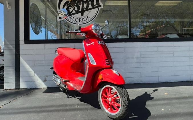 2023 Vespa Primavera 50 Red