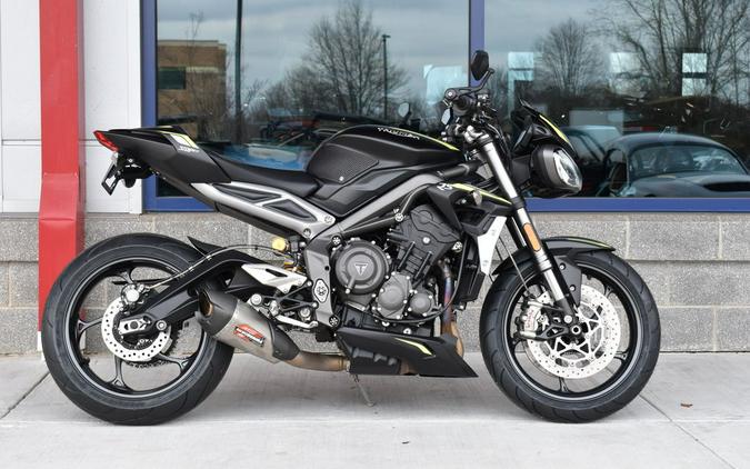 2022 Triumph Street Triple RS Matte Jet Black