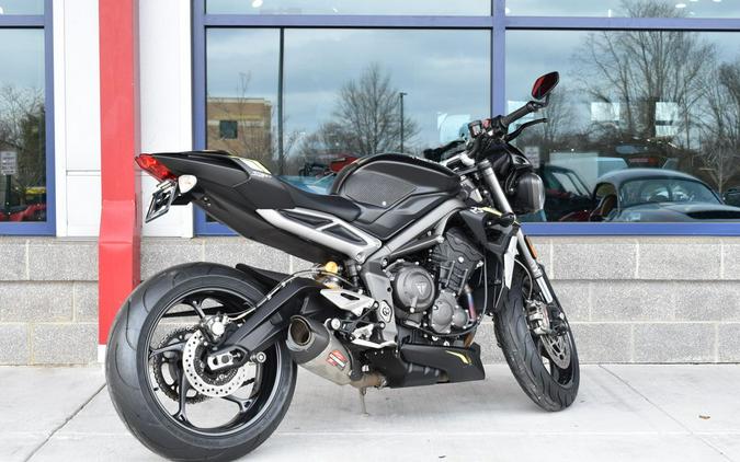 2022 Triumph Street Triple RS Matte Jet Black