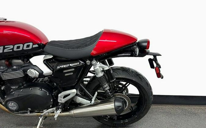 2025 Triumph Speed Twin 1200 Carnival Red/Sapphire Black