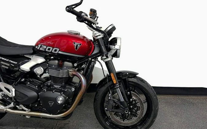 2025 Triumph Speed Twin 1200 Carnival Red/Sapphire Black